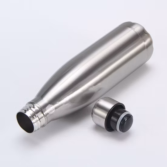 350/500/750 ミリリットル二重壁魔法瓶断熱ステンレス鋼水ボトル