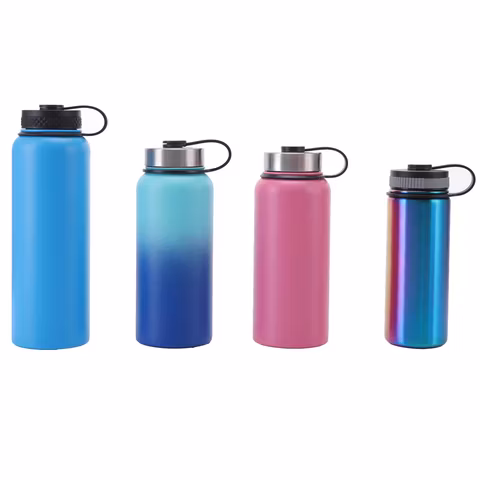 Hydro Flask Borraccia Trinkflasche 広口 32 オンス ウォーターボトル 断熱二重壁ステンレススチール 魔法瓶 & 魔法瓶